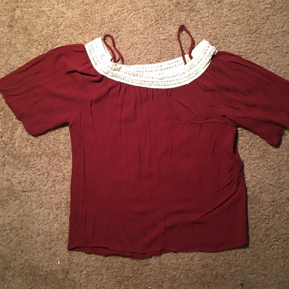 Off the shoulder shirt